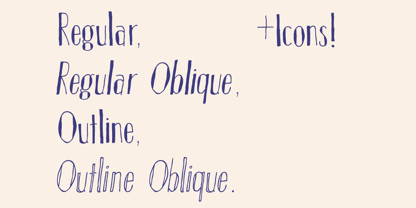 Beispiel einer TOMO Dora Sans Oblique-Schriftart